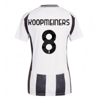 Camiseta Juventus Teun Koopmeiners #8 Primera Equipación Replica 2024-25 para mujer mangas cortas